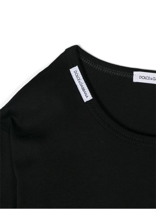 T-shirt intimo bambino Dolce e Gabbana bipack nero Dolce & Gabbana Kids | L4J703ON00HN0000